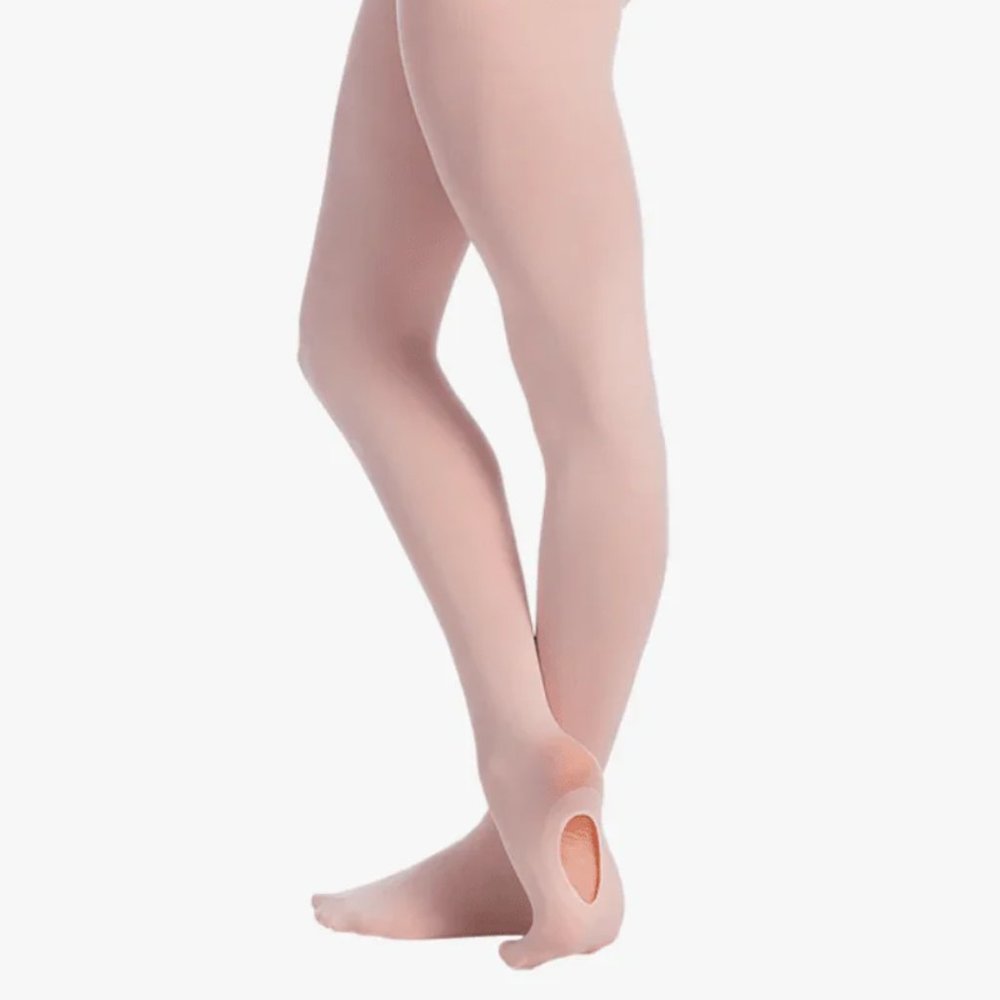 So Danca pink convertible transition tights seamless XXL